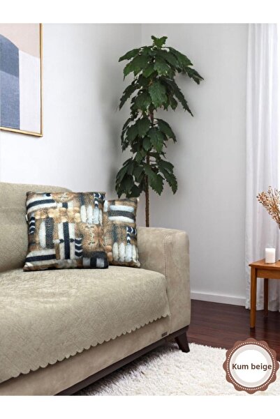 PAWN MARK COMPANY غطاء مقعد جاكار شانيل غير قابل للانزلاق وغطاء سرير أريكة 17...