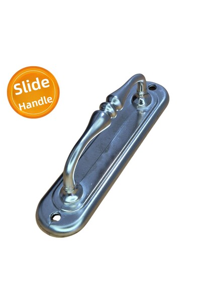 HOBİDABİ 2 قطعة من مقبض الباب المنحني المصنوع من الكروم