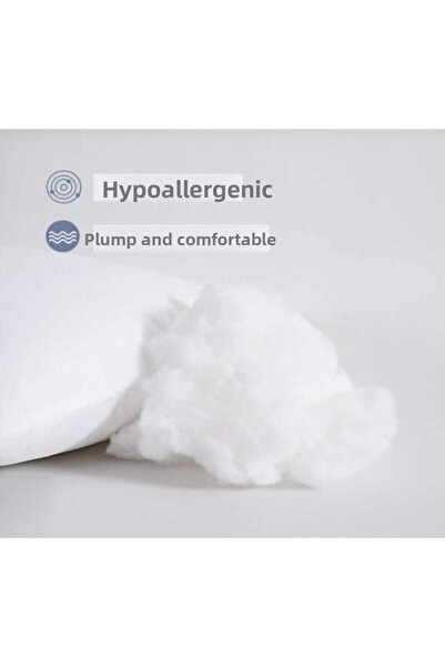 İzgi Concept Pernă interioară cu căptușeală albă Pernă interioară 40x40 cm Umplută cu silicon antibacterian calitate 1