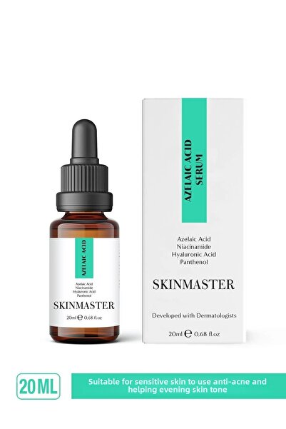SkinMaster Anti-Blemish Azelaic Acid Serum Suitable for Acne Prone Sensitive ...