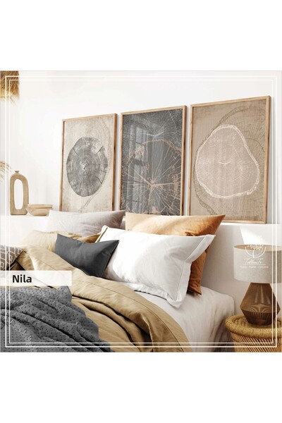 Tablomtr Μεταλλικός σκελετός Real Glass Τραπέζι Nila Σετ 3 τεμαχίων