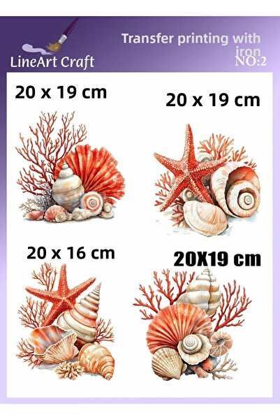 LİNEART طباعة نقل بالكي ونقل القماش رقم: KMŞ2-18x20cm
