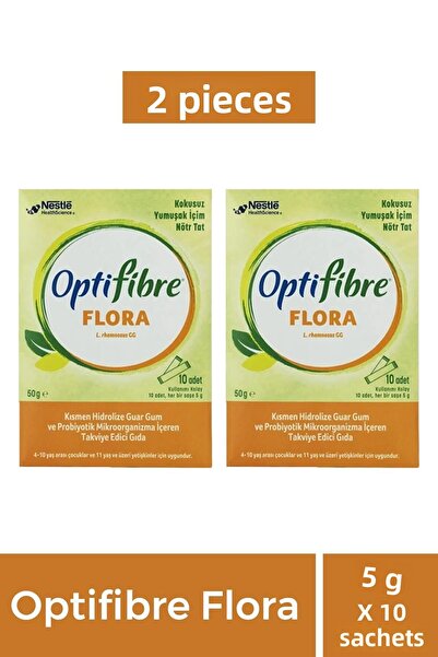 ASFSTORE أوبتي فايبر فلورا 5 جرام × 10 كيس 2 قطعة