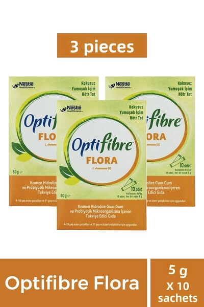 ASFSTORE أوبتي فيبر فلورا 5 جرام × 10 كيس 3 قطع