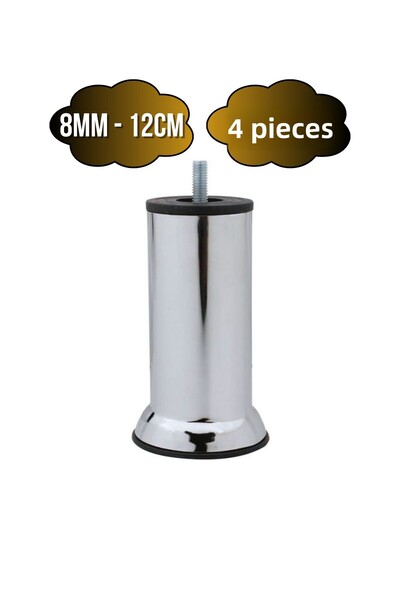 DSYapıAksesuar Метална основа за стол за мебели, завинтяваща се (МЕТАЛ) (4 БР...
