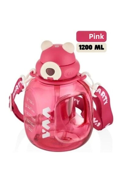 Vagonlife 1200 Ml Dark Pink Tritan Water Bottle