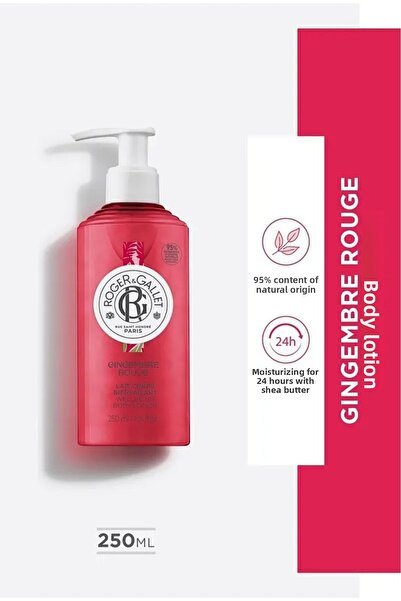 Roger&Gallet Gingembre Rouge Shea - Ginger Extract, Natural, Refreshing, 24 H...
