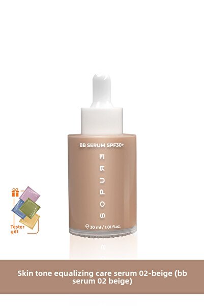 Sopure Bb Serum 02 Beige Skin Tone Equalizer, Light Concealer, Neutral Base T...