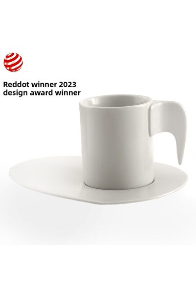 Jumbo Elefas White 2-Person Cup Set - Modern Single Size