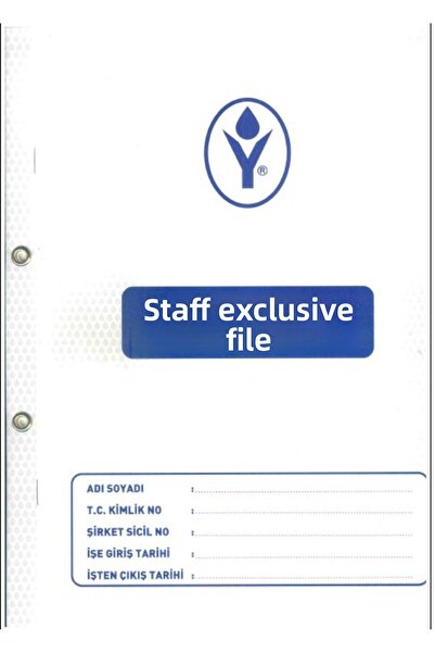 Yağmur Personal Quantity File 1 Piece