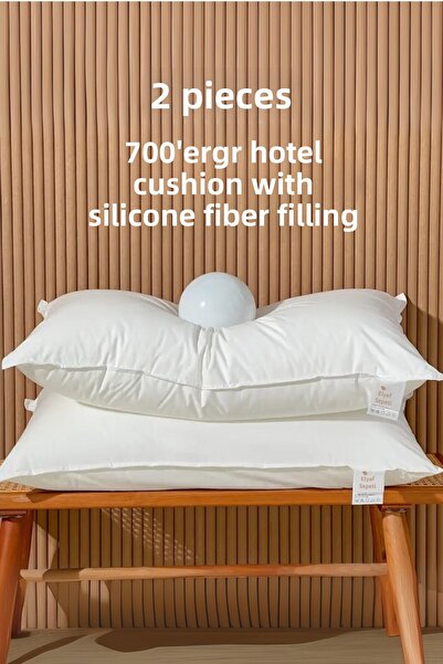 Elyaf Sepeti 2 perne din fibră de silicon de prima calitate, dimensiuni 50x70
