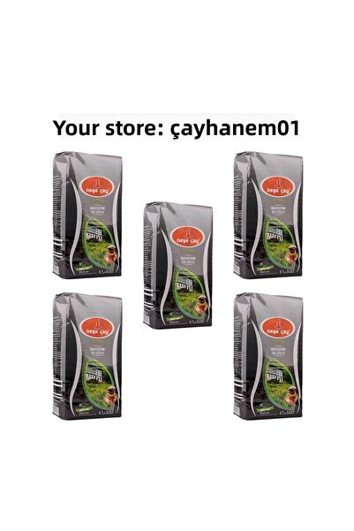 Hepyek شاي نيشي باهارم أوزي شاي أسود ذهبي 5x500 جرام - 2.5 كجم من الشاي المحلي