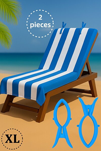 Boldy مجموعة من 2 أوتاد للشاطئ مقاس XL - أوتاد لسرير الشمس والسجاد - مثبت للم...