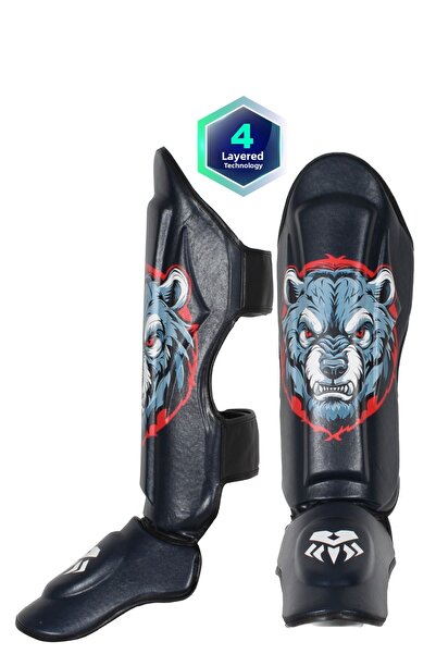 Wingriz واقي القدم للرجل المطبوع رقميًا من Prof. Muay Thai Kick Kaval