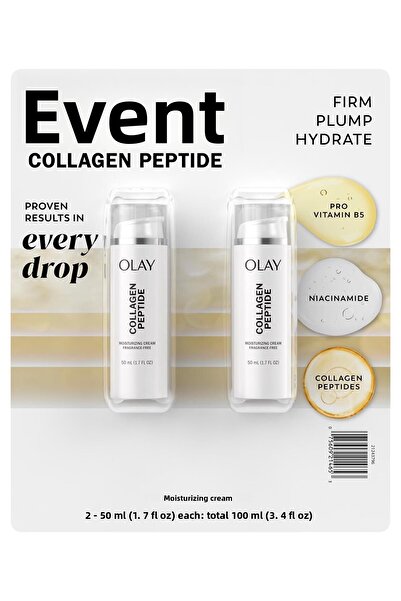 OLAY Collagen Peptide Moisturizing Face Cream 2X50Ml