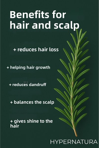 Hypernatura Fresh and Pure Rosemary Water Anti-Hair Loss and Fast Hair Growth Supporting Hair Tonic 150 ml
