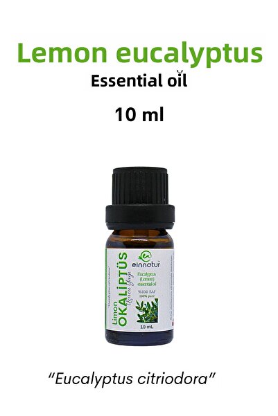EinNatur 100% زيت الأوكالبتوس الليموني النقي، 10 مل، زيت الأوكالبتوس سيتريودو...