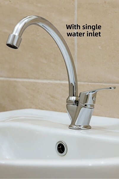 Sardıcı Single Water Inlet Sink Faucet Mix Pipe Sink Faucet