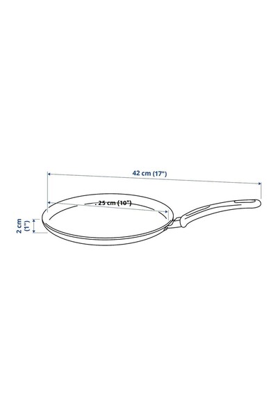 IKEA Hemlagad Crepe Pan 25 cm 40580889