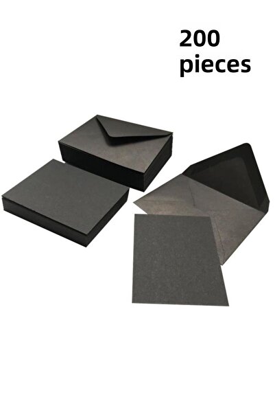 Pera İstanbul 200 buc. Plicuri mici de culoare neagra 7x9