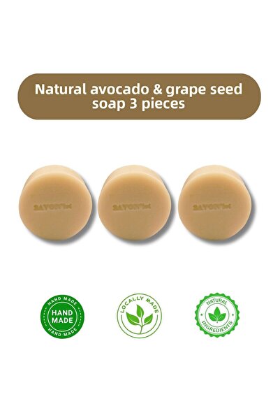 SAVON'ist صابون طبيعي من الأفوكادو ونواة العنب يتميز بخصائص ترطيب مكثفة ومضاد...