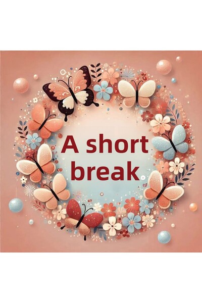TELLGRAF Short Break Themed Sticker Set (4X4 cm 24 Pcs)