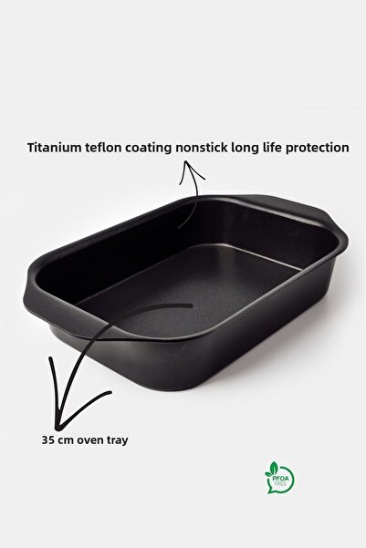 Gigilli Fin Baking Tray 35X25 cm Rectangular