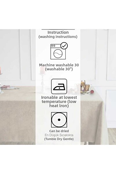 MissPul Daily Series Stain-Resistant Thick Table Cloth Table Cloth Picnic Cloth