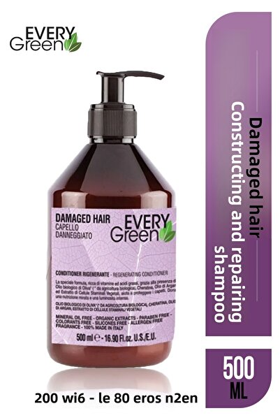 EveryGreen 500 Ml Damaged Hair - Restructuring and Repairing Shampoo
