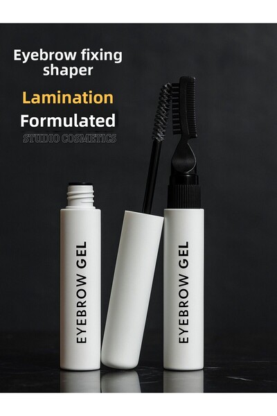 PRO 10 PRO ON فرشاة ومشط ومستقر للحواجب لتثبيت وتصفيف الحواجب