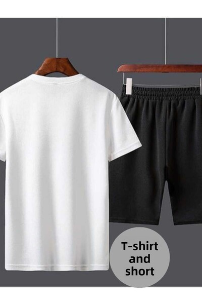 FUNSTYLE Set de pantaloni scurți de vară din 2 piese pentru bărbați