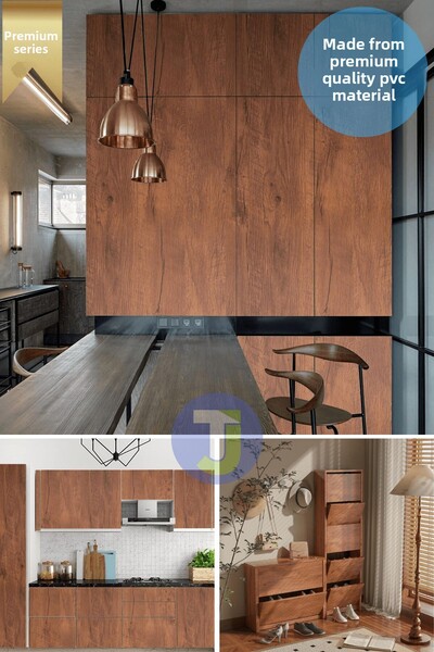 Technojet Premium Self Adhesive Wood Pattern Pvc Covering Foil 60X100Cm