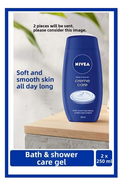 NIVEA Creme Care Shower Gel 4x 250 ml