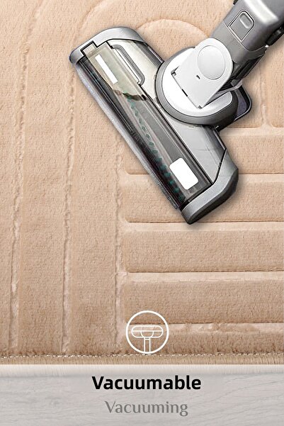 Bestekar Suvana Mink Large Size Non-Slip Sole Modern Machine Washable Soft Double Bathroom Mat Set