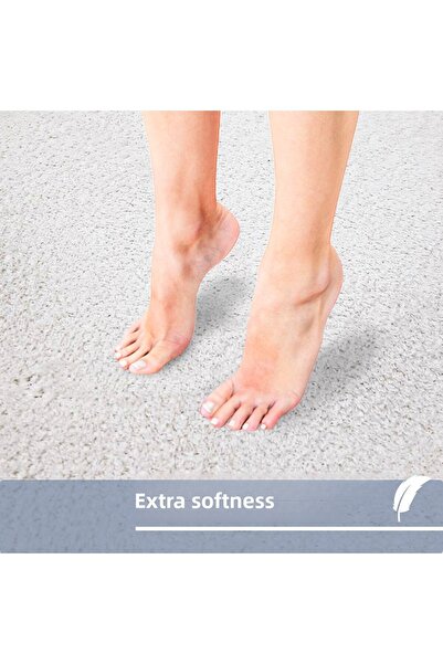 Bestekar Ellora Cream Oval Bath Mat Σετ 2 τεμαχίων με δερμάτινη και αντιολισθητική βάση, μαλακής υφής, που πλένεται στο πλυντήριο