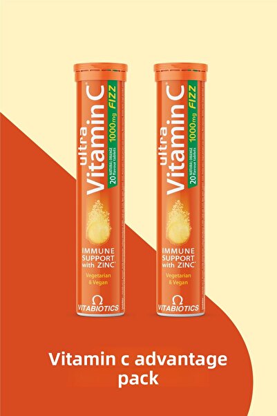 ULTRA مجموعة فيتامين سي أدفانتج مكونة من قطعتين