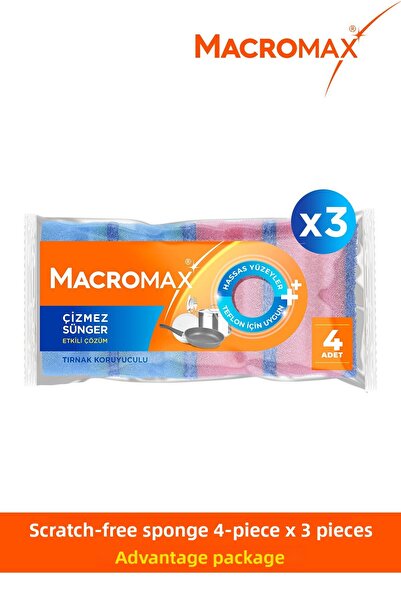 MACRO MAX Anti-Slip Sponge - Pack of 12