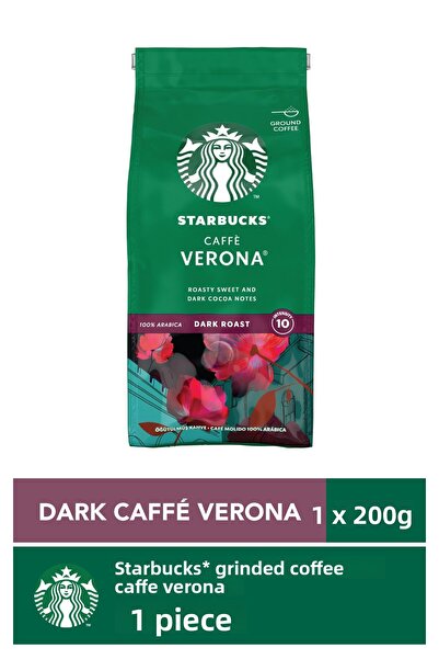 starbucks coffee قهوة فيرونا بليند مطحونة 200 غ