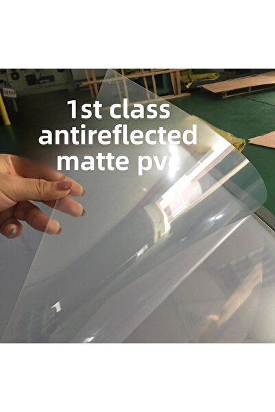 CreaWitch 50X70 cm Transparent Pvc Glassless Photo Puzzle Document Frame Horizontal Vertical Hanging