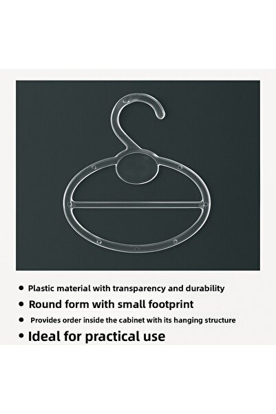 ÖZKAHRA TEKSTİL Σετ 50 κρεμάστρες για σάλια |   Αντιολισθητική πλαστική κρεμά...