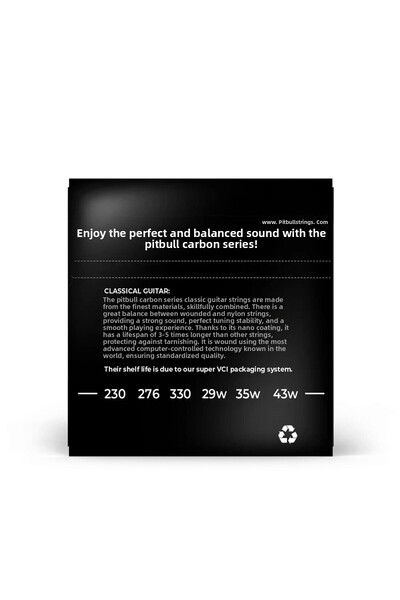 Pitbull Strings Carbon Series Classical Guitar String Normal Tension Car-Nt