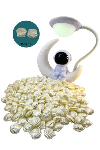 CSG BAZAAR خرز اللؤلؤ - شكل محار خاص - كريمي - 35 قطعة - MCİK-15 - خرز المجوه...