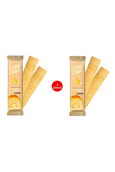 long chips وجبة خفيفة من البطاطس المهروسة بنكهة الجبن - رقائق البطاطس بنكهة ا...