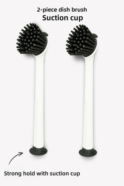 ATA HOME 2 قطعة مع شفط كأس المطبخ الحمام كونترتوب سيليكون غسل الصحون بالوعة ت...