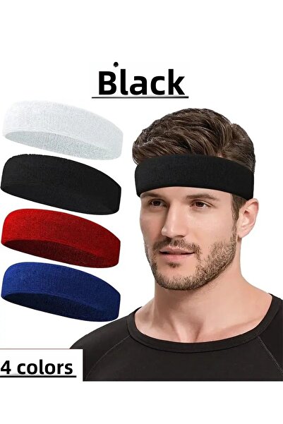 Tenax Fıt عصابة رأس منشفة للشعر، عصابة رأس للتنس - كرة القدم - كرة السلة، عصا...