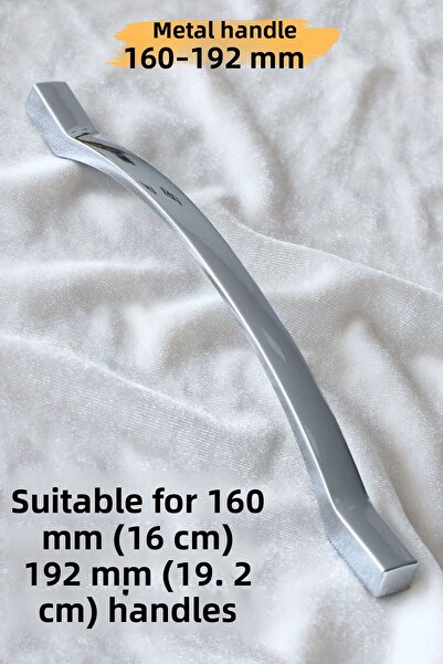 Badem10 Aksaray Metal Handle 160-192 mm Furniture Drawer Kitchen Cabinet Cabinet Door Handle Handles Handle