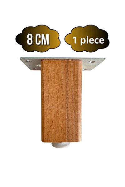 GOLDENWOODEN Picioare din lemn reglabile pentru mobilier, masă și dulap (BUCĂ...