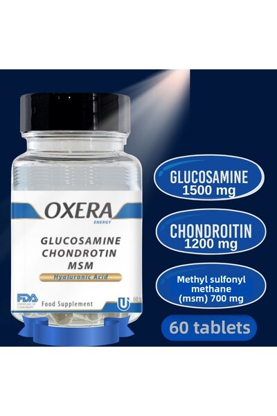 OXERA ENERGY الريسفيراترول، الجينسنغ الأحمر، الجلوكوزامين + الكوندرويتين + MS...
