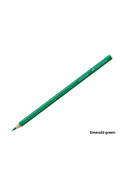 Faber Castell Green Emerald Grip Colored Pencil FABER-CASTELL