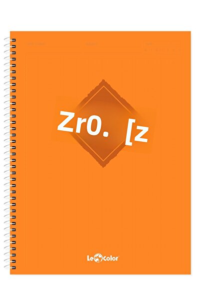 Le Color Caiet A4 în carouri Orange Tranz 200 de coli